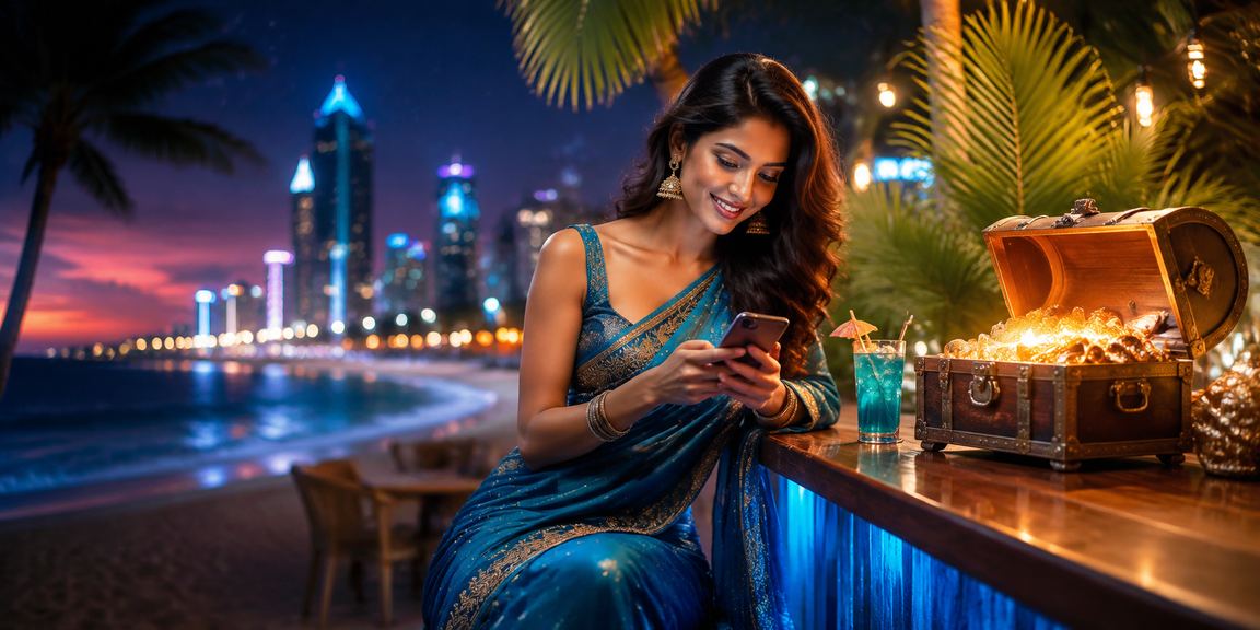 Player enjoying mobile casino games in Bangalore