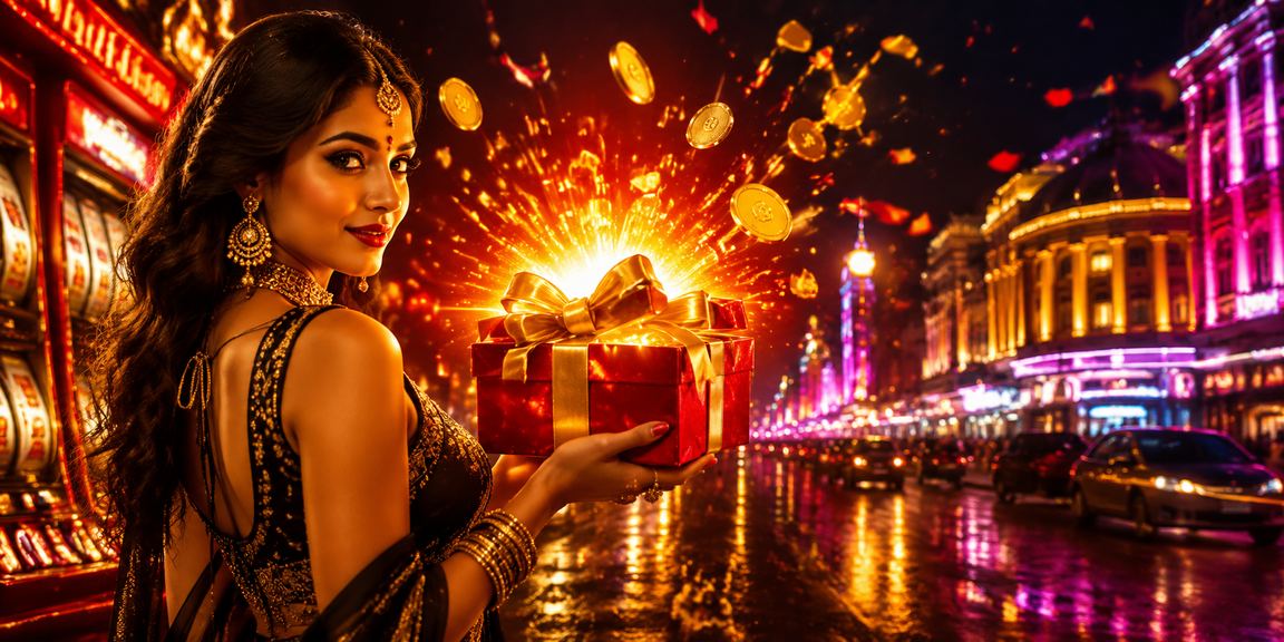 Night view of Connaught Place in Delhi with active betting centres